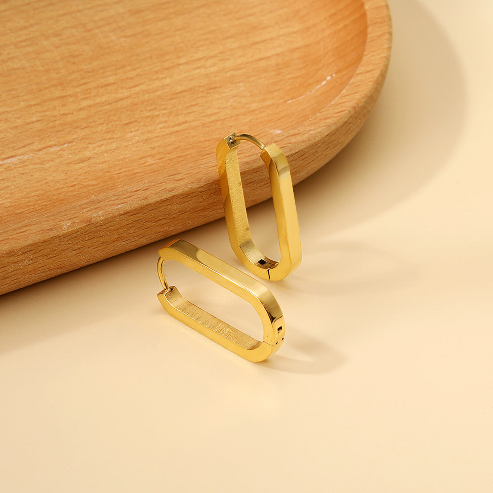 Oval ear buckle 2.8*14*25.7mm asonjewelry