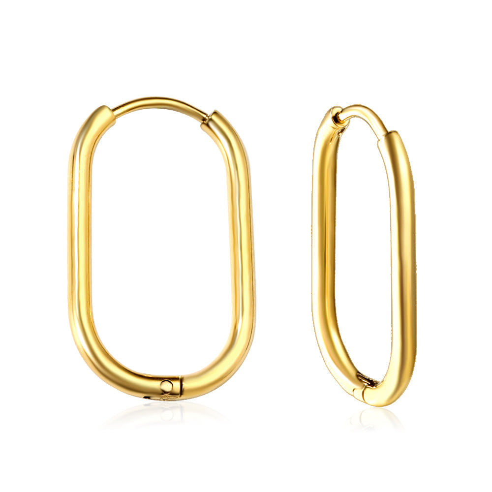 Wholesale U-shaped minimalist earrings for everyday wear asonjewelry