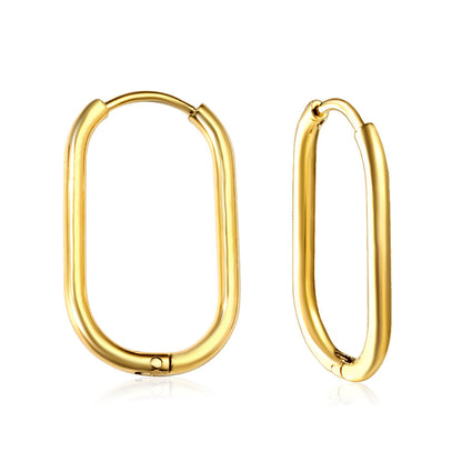 Wholesale U-shaped minimalist earrings for everyday wear asonjewelry