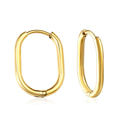 Wholesale U-shaped minimalist earrings for everyday wear asonjewelry