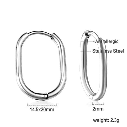 Wholesale U-shaped minimalist earrings for everyday wear asonjewelry