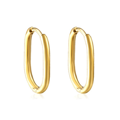 Wholesale U-shaped minimalist earrings for everyday wear asonjewelry