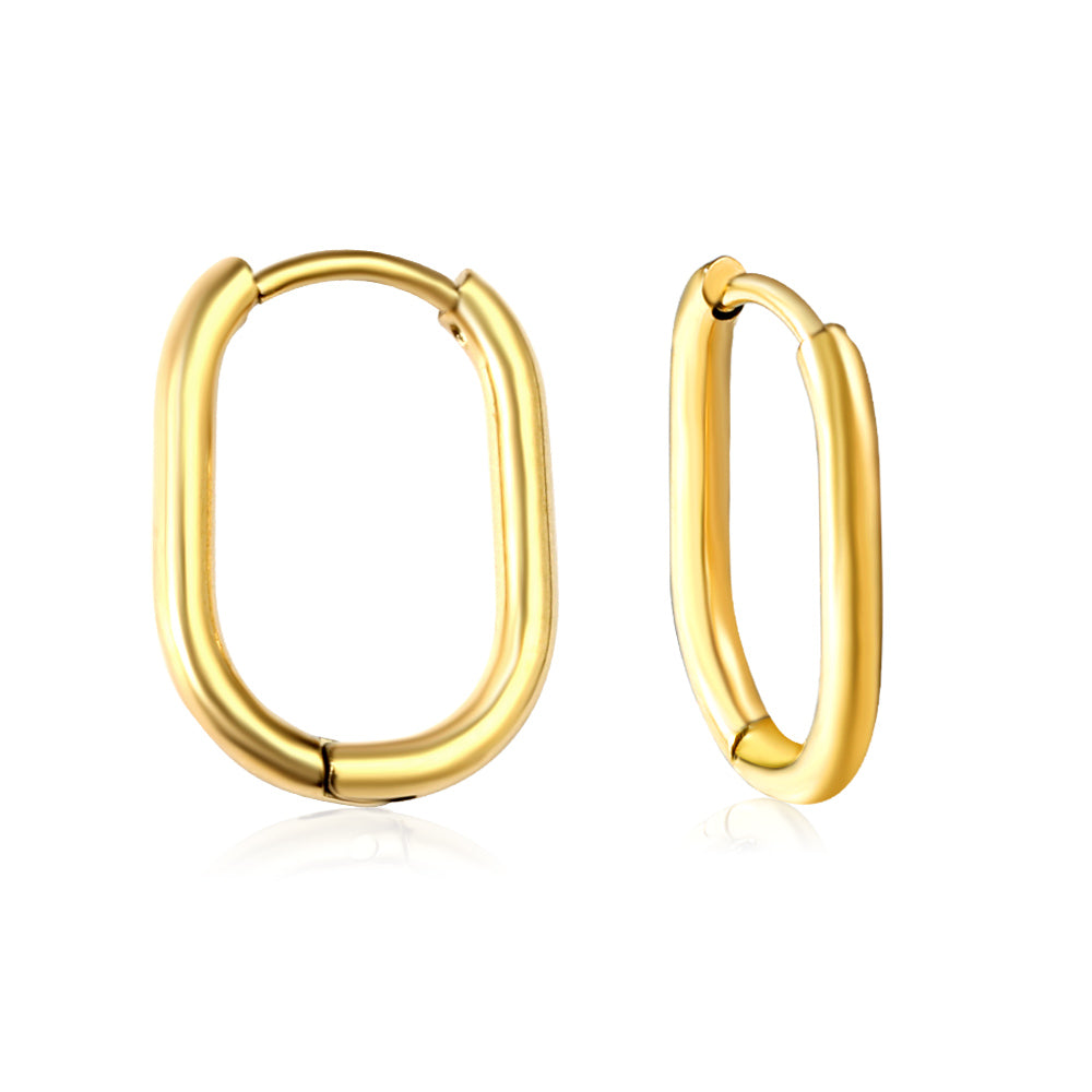 Wholesale U-shaped minimalist earrings for everyday wear asonjewelry