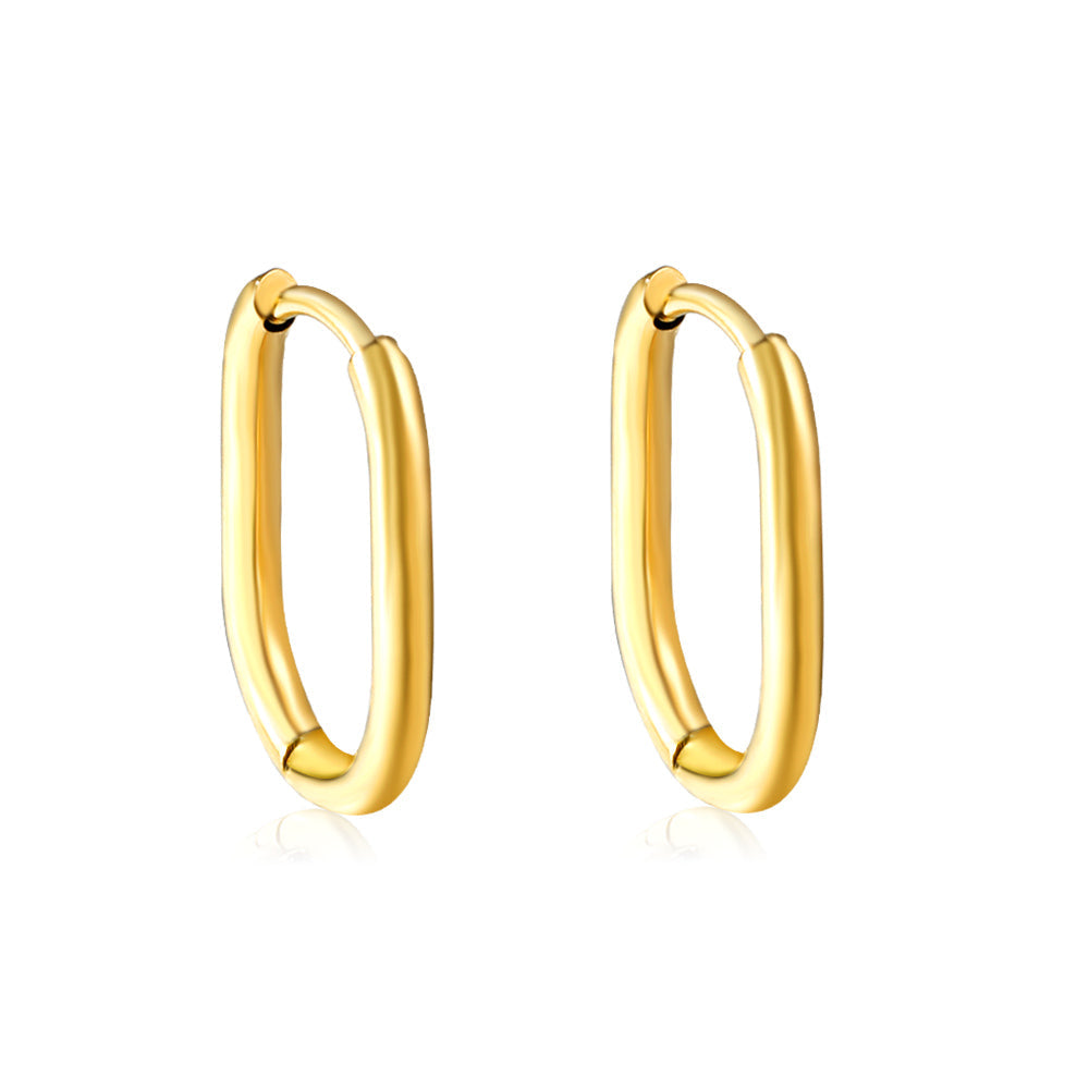 Wholesale U-shaped minimalist earrings for everyday wear asonjewelry