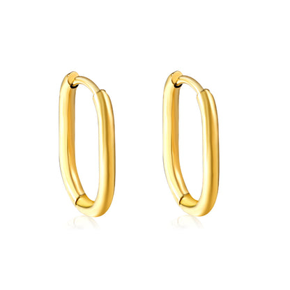 Wholesale U-shaped minimalist earrings for everyday wear asonjewelry