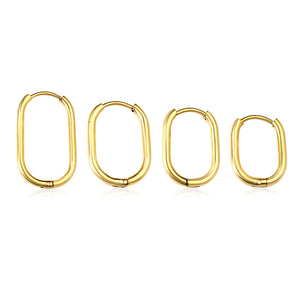 Pendientes ovalados