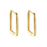 Rectangular ear buckle