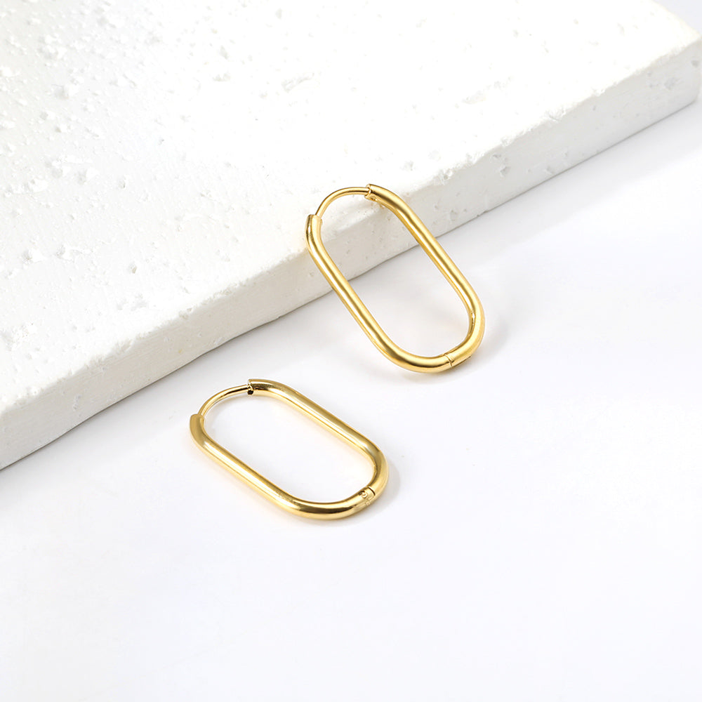 Wholesale U-shaped minimalist earrings for everyday wear asonjewelry