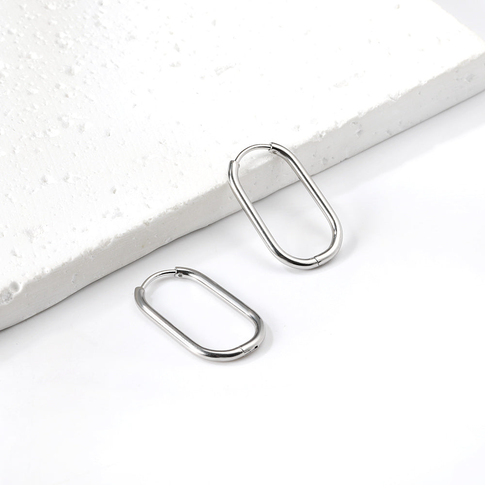 Wholesale U-shaped minimalist earrings for everyday wear asonjewelry