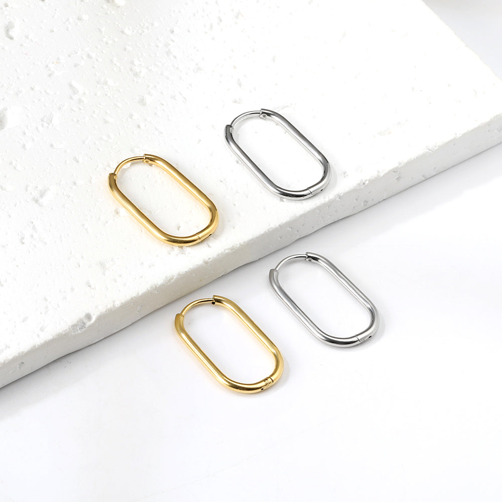 Wholesale U-shaped minimalist earrings for everyday wear asonjewelry