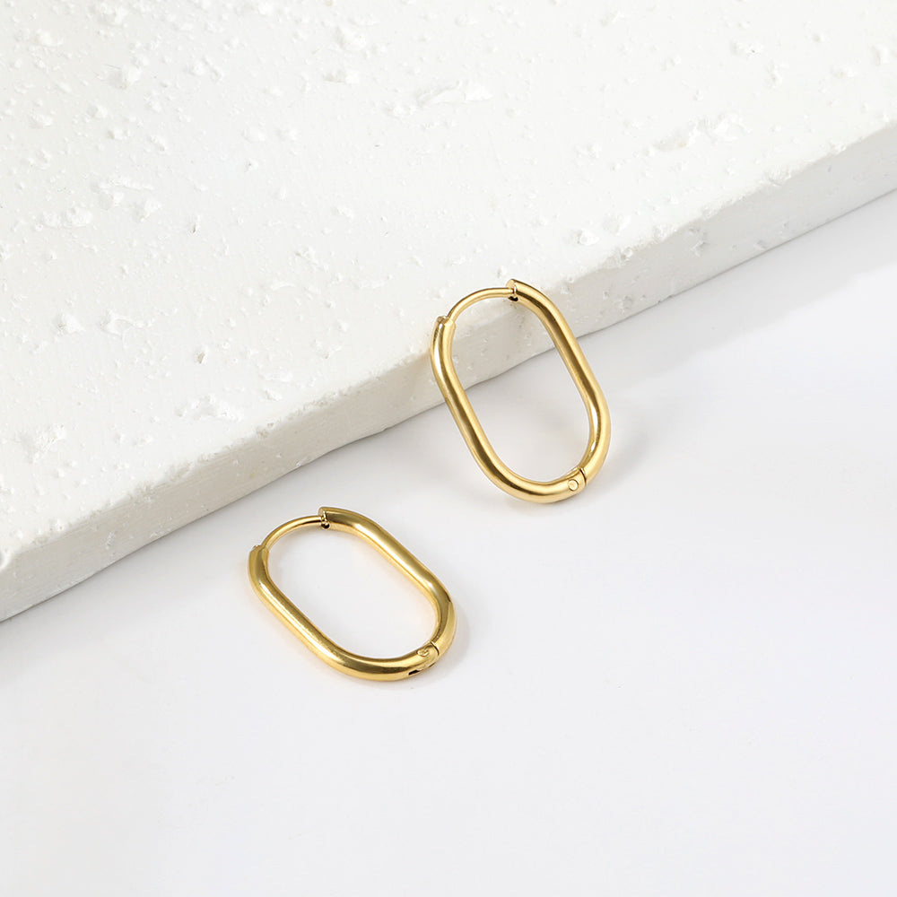 Wholesale U-shaped minimalist earrings for everyday wear asonjewelry