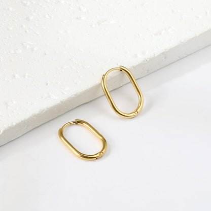 Wholesale U-shaped minimalist earrings for everyday wear asonjewelry