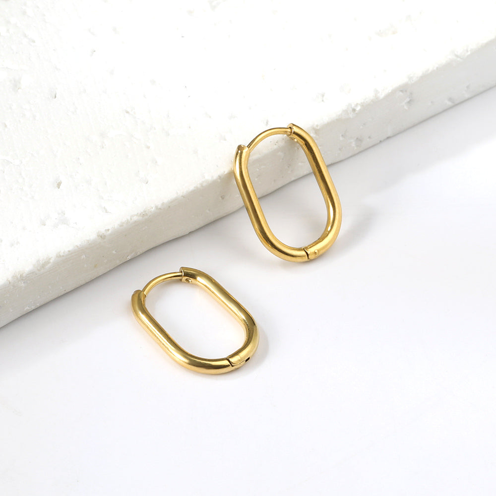 Wholesale U-shaped minimalist earrings for everyday wear asonjewelry