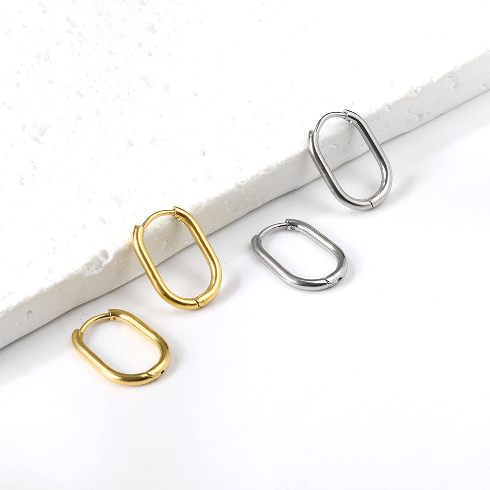 Wholesale U-shaped minimalist earrings for everyday wear asonjewelry