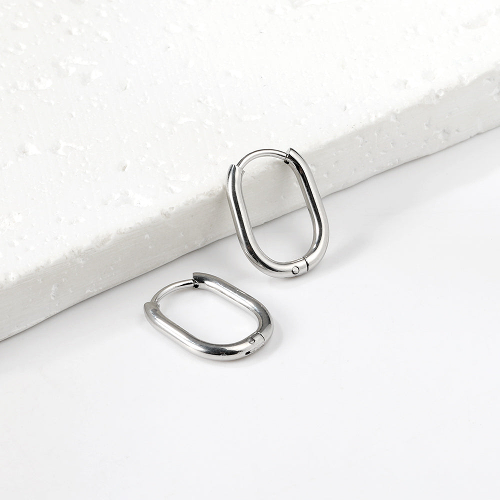 Wholesale U-shaped minimalist earrings for everyday wear asonjewelry