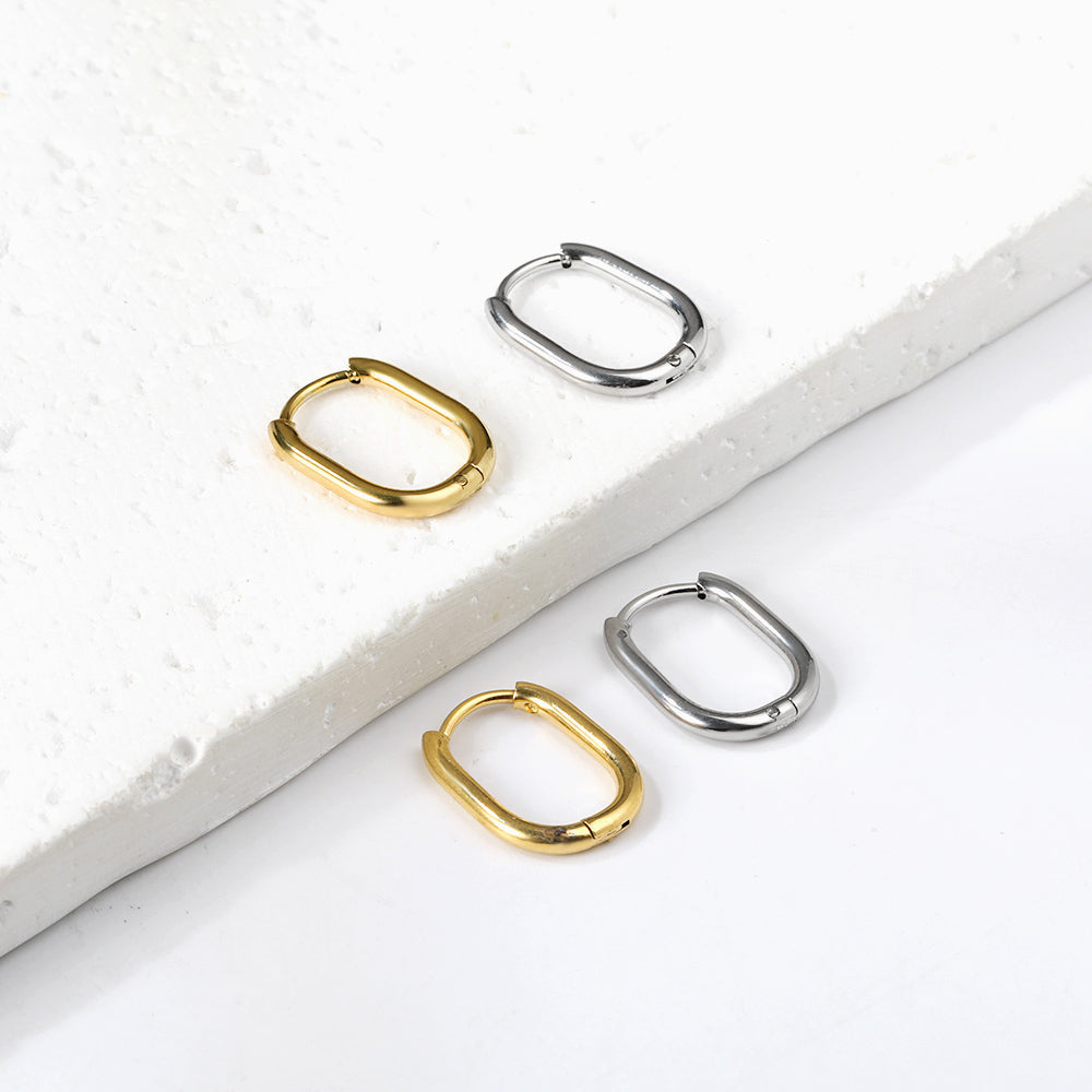 Wholesale U-shaped minimalist earrings for everyday wear asonjewelry