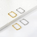 Rectangular ear buckle