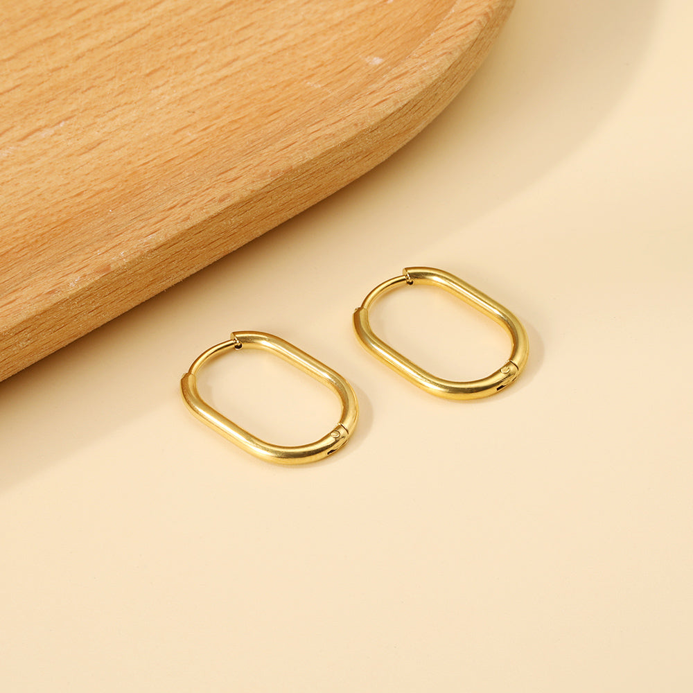 Wholesale U-shaped minimalist earrings for everyday wear asonjewelry