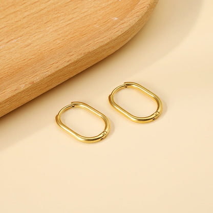 Wholesale U-shaped minimalist earrings for everyday wear asonjewelry