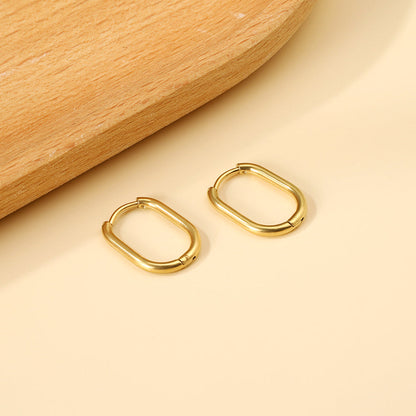 Wholesale U-shaped minimalist earrings for everyday wear asonjewelry