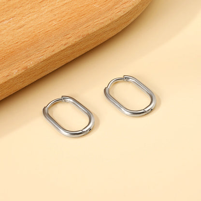 Wholesale U-shaped minimalist earrings for everyday wear asonjewelry