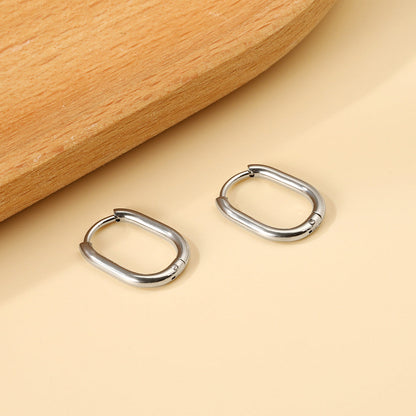 Wholesale U-shaped minimalist earrings for everyday wear asonjewelry