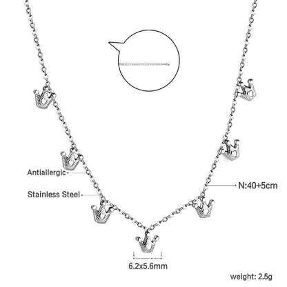 4 Different necklaces shell + cherry + crown + red dragonfly asonjewelry