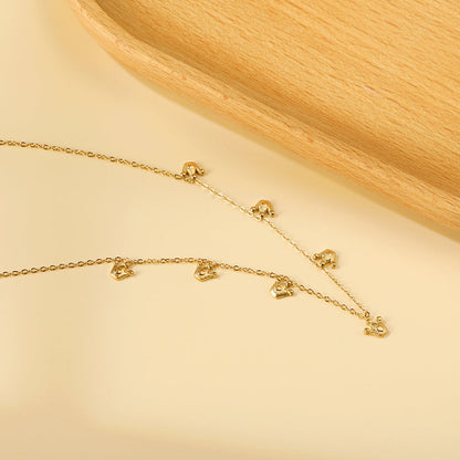 4 Different necklaces shell + cherry + crown + red dragonfly asonjewelry