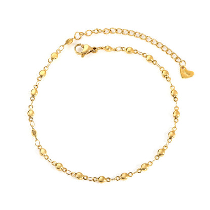 3.3mm Bean Accessories Anklet 22+6cm asonjewelry