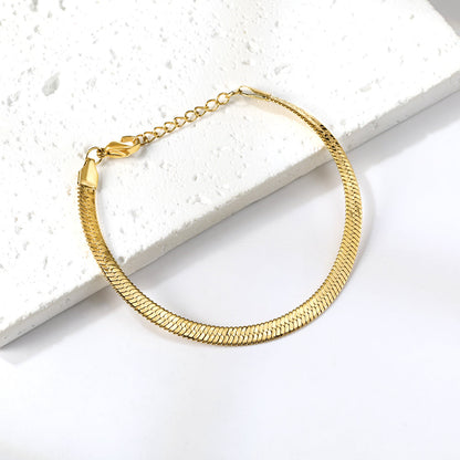 Razor Shatter Bracelet 18+3cm Golden asonjewelry