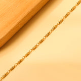 2.3mm Double Bead Accessory Anklet 21+6cm