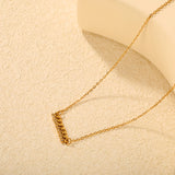 20*2mm single-cut CNC white diamond 3mm NK chain accessory 0.35 cross chain 42 + 5cm + 6mm round tail label necklace gold