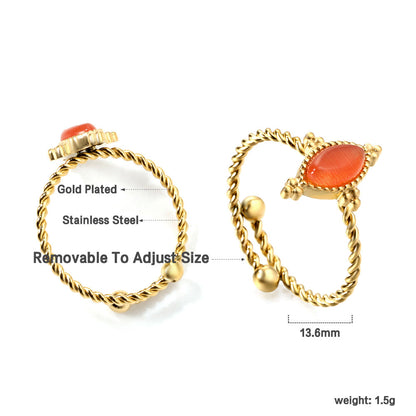 Vintage versatile elegant niche stainless steel ring asonjewelry