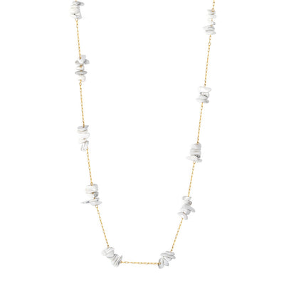 White/blue turquoise/purple/pink crystal/mixed color accessories 0.3 elongated chain *40+5cm+6mm round plate necklace gold color asonjewelry