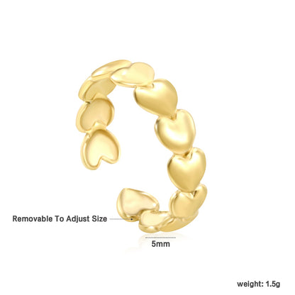 10.2mm Dramatic Golden Open Ring ¨C 10.2mm Ultra-Wide 3D Band, Bold Adjustable Design for Streetwear & Parties asonjewelry