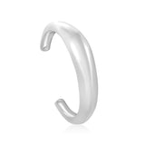 Width 14mm, inner diameter 60mm, irregular smooth C-shaped bracelet, steel color/gold color