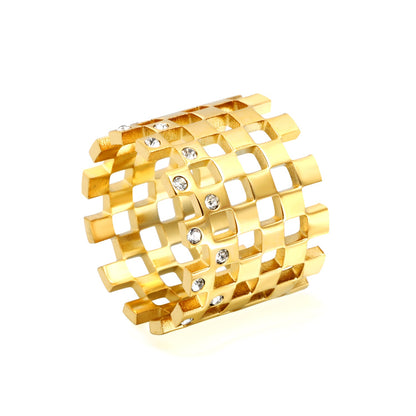 New Wispy Diamond Exaggerated Index Ring asonjewelry
