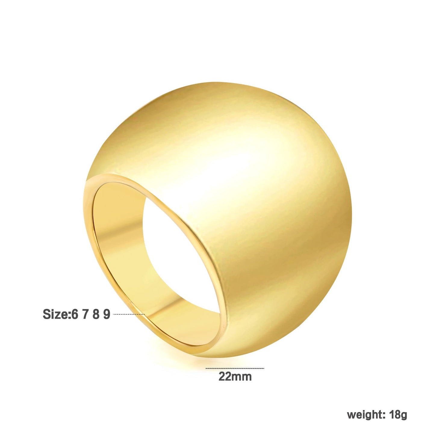 Chunky Style Exaggerated Ring asonjewelry