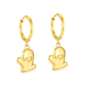 2.0*12mm Ear Hooks 11.3*14mm Glove Accessories Earrings Gold