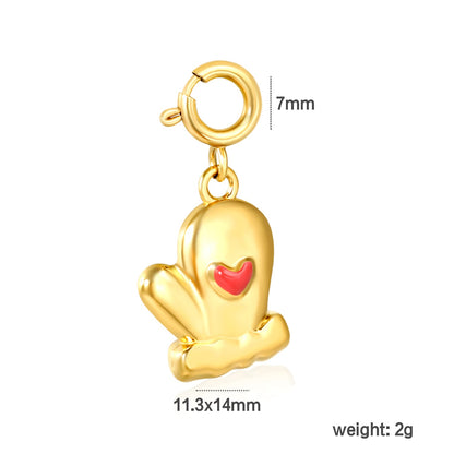 11.3*14mm Glove 7mm Spring Buckle Accessory Gold asonjewelry