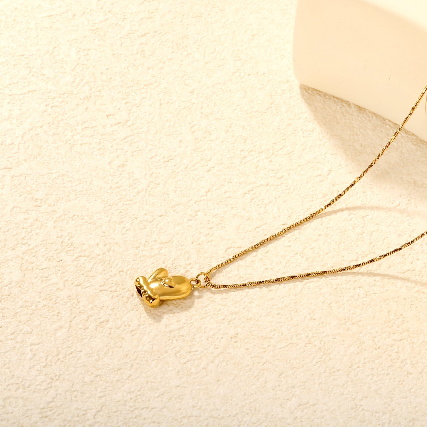 11.3*14mm Glove 0.9 Twisted Square Snake Chain 45+5cm + 6mm Round Tail Tag asonjewelry