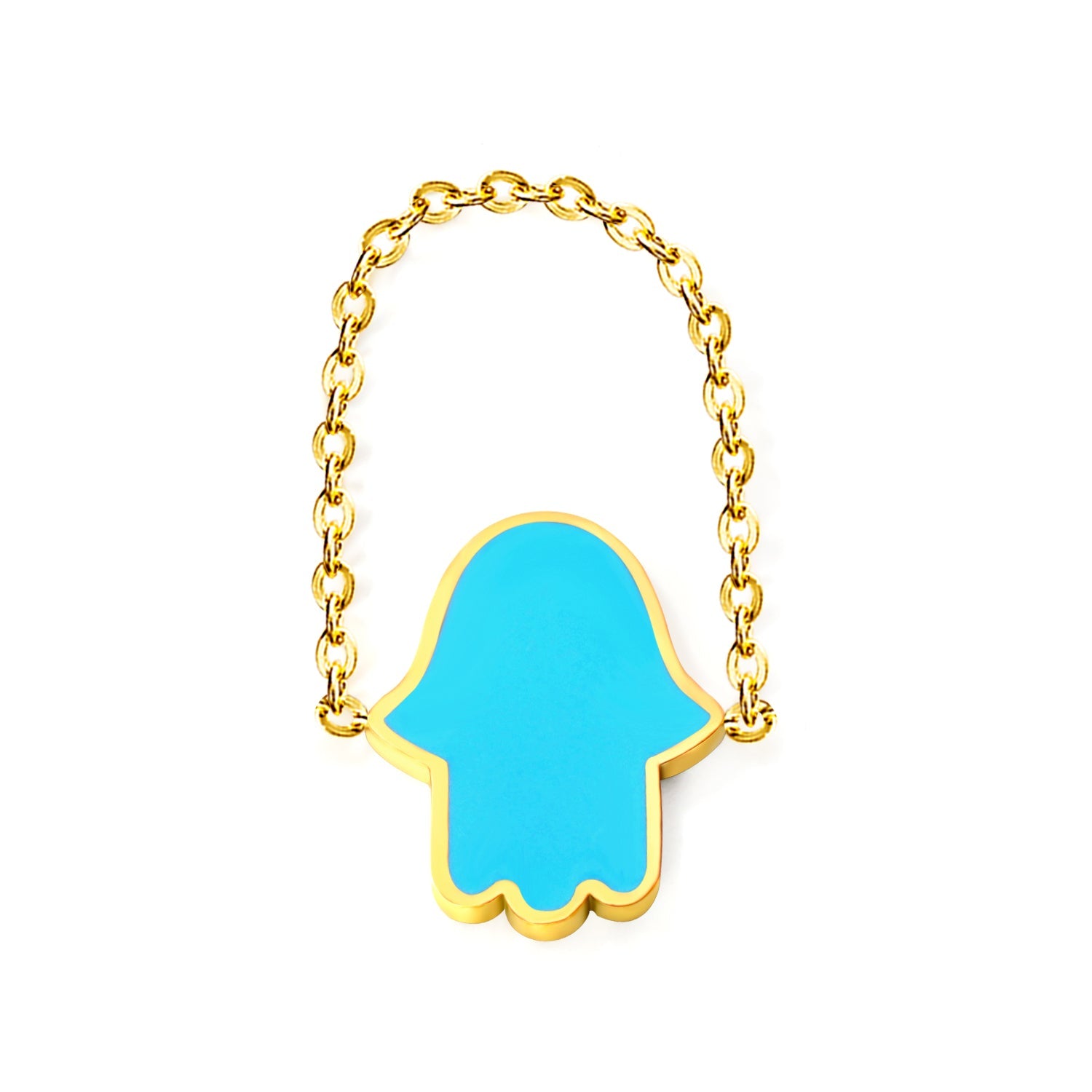 11.7*15mm palm with light blue/pink/dark blue oil drip soft ring Gold color asonjewelry