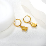 2.0*12mm Ear Hooks 11.3*14mm Glove Accessories Earrings Gold