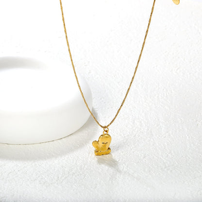 11.3*14mm Glove 0.9 Twisted Square Snake Chain 45+5cm + 6mm Round Tail Tag asonjewelry