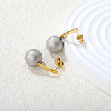 Earring, Two-Tone Gold