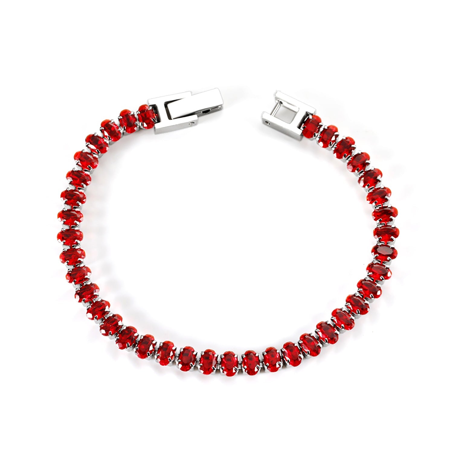 2024 New Year Oval 6 Colors Clasp Bracelet 17cm asonjewelry