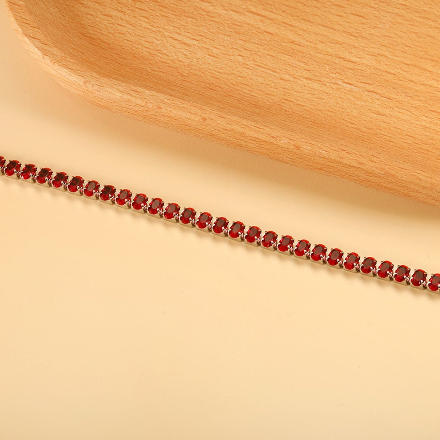 2024 New Year Oval 6 Colors Clasp Bracelet 17cm asonjewelry