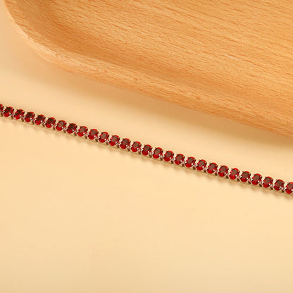 2024 New Year Oval 6 Colors Clasp Bracelet 17cm asonjewelry