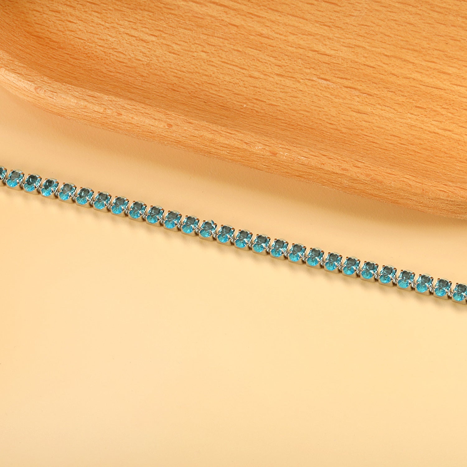 2024 New Year Oval 6 Colors Clasp Bracelet 17cm asonjewelry