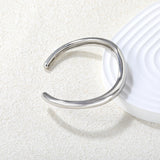 Width 7.5mm, inner diameter 59mm, bracelet, steel color/gold color